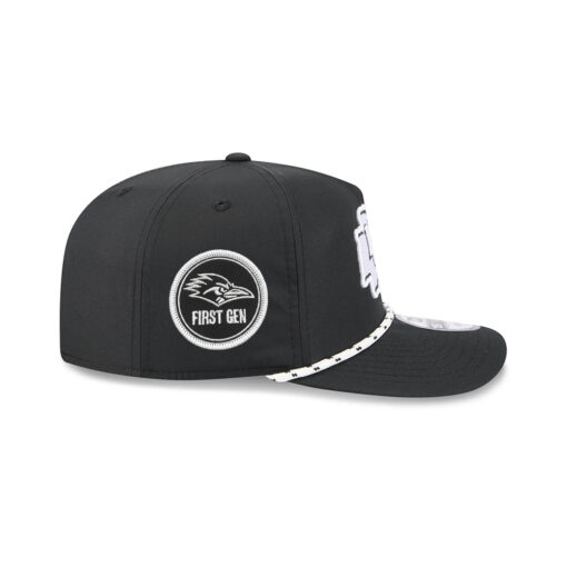 Kansas City Chiefs Black and White Rope Snapback Cap in Black and White