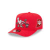 Kansas City Chiefs Cartoon Grill Side Patch Fitted Cap in Red 1 Kansas City Chiefs Cartoon Grill Side Patch Fitted Cap in Red