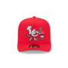 Kansas City Chiefs Cartoon Grill Side Patch Fitted Cap in Red 3 Kansas City Chiefs Cartoon Grill Side Patch Fitted Cap in Red