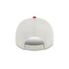 Kansas City Chiefs Chain Script Side Patch Snapback Cap in Cream Red
