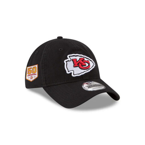 Kansas City Chiefs Classic Adjustable Cap in Black