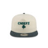 Kansas City Chiefs Cream Metallic Fan Adjustable Cap