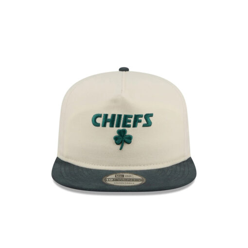 Kansas City Chiefs Cream Metallic Fan Adjustable Cap