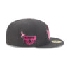 Kansas City Chiefs Day of the Dead Fitted Cap in Graphite 4 Kansas City Chiefs Day of the Dead Fitted Cap in Graphite