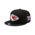 Kansas City Chiefs Fitted Cap in Black