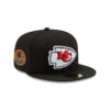 Kansas City Chiefs Fitted Cap in Black