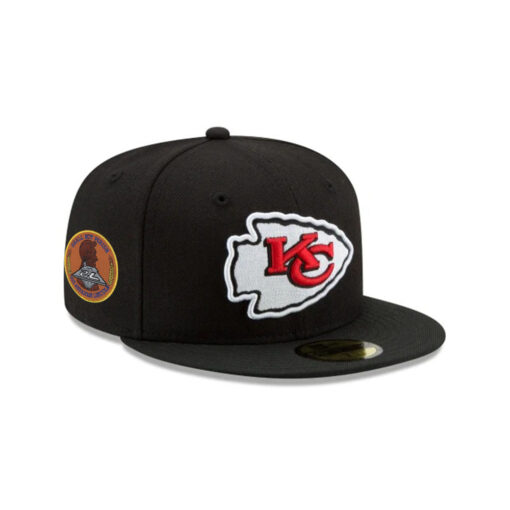 Kansas City Chiefs Fitted Cap in Black