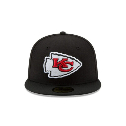 Kansas City Chiefs Fitted Cap in Black