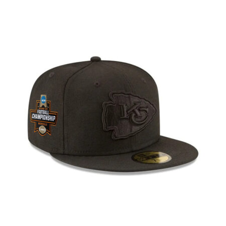 Kansas City Chiefs Fitted Cap in Black