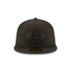 Kansas City Chiefs Fitted Cap in Black on Black