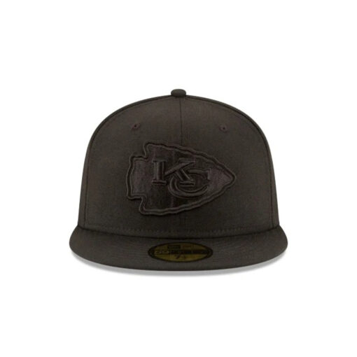 Kansas City Chiefs Fitted Cap in Black