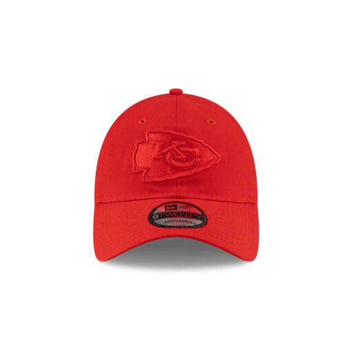 Kansas City Chiefs Front Door Adjustable Cap in Red