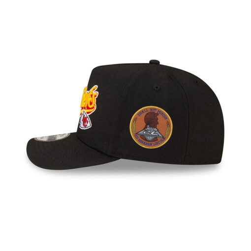 Kansas City Chiefs Raised Script Snapback Cap in Black Kansas City Chiefs Raised Script Snapback Cap in Black