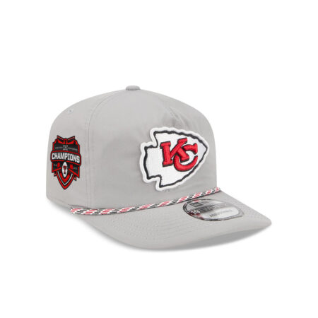 Kansas City Chiefs Snapback Cap in Gray