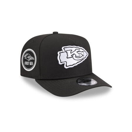 Kansas City Chiefs Weatherproof Snapback Cap in Black