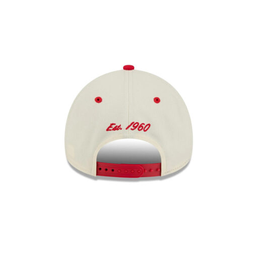 Kansas City Chiefs White Classic Chrome Snapback Cap in White