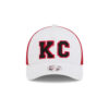 Kansas City Chiefs White Red Women's Clean Trucker Cap in Optic White 1 Kansas City Chiefs White Red Women's Clean Trucker Cap in Optic White