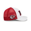 Kansas City Chiefs White Red Women's Clean Trucker Cap in Optic White 4 Kansas City Chiefs White Red Women's Clean Trucker Cap in Optic White