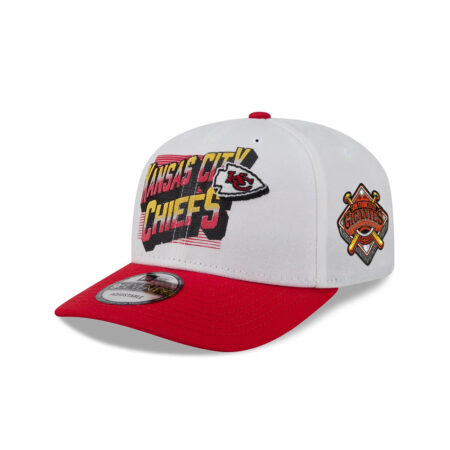 Kansas City Chiefs White Rugged Fan Adjustable Cap