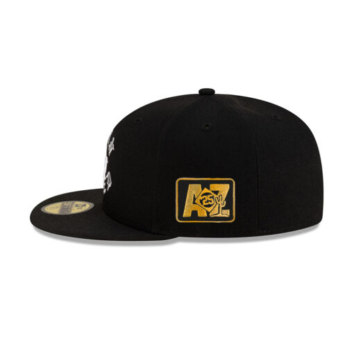 Los Angeles Dodgers 2024 Championship Street Fitted Cap in Black
