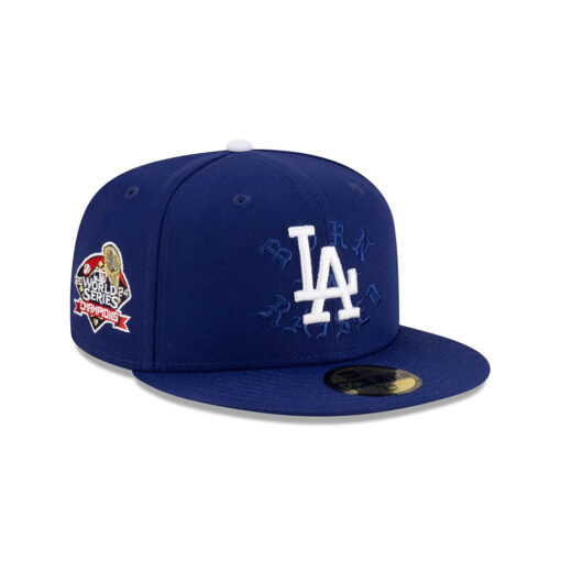 Los Angeles Dodgers 2024 Championship Street Fitted Cap in Royal