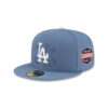 Los Angeles Dodgers 2024 Championship Street Fitted Cap in Slate Gray