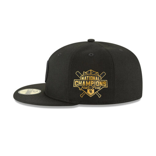 Los Angeles Dodgers Blackout Alt Champions Fitted Cap in Black