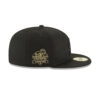 Los Angeles Dodgers Blackout Alt Champions Fitted Cap in Black