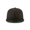 Los Angeles Dodgers Blackout Champions Fitted Cap in Black