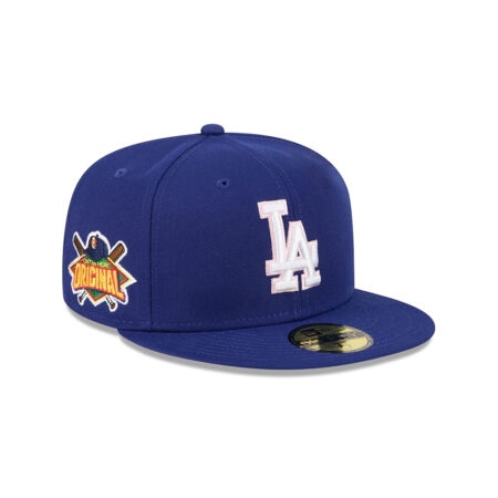 Los Angeles Dodgers Bubblegum Graphic Fitted Cap in Royal