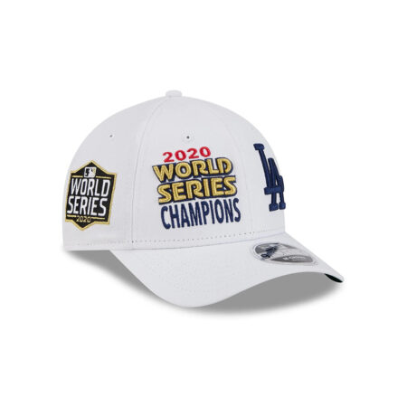 Los Angeles Dodgers Championship Patch Snapback Cap in White