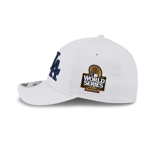 Los Angeles Dodgers Championship Patch Snapback Cap in White