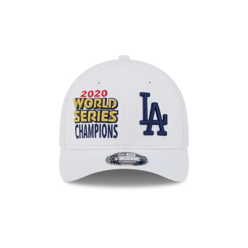Los Angeles Dodgers Championship Patch Snapback Cap in White