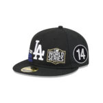Los Angeles Dodgers Championship Retro Fitted Cap in Black