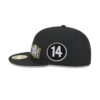 Los Angeles Dodgers Championship Retro Fitted Cap in Black