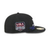 Los Angeles Dodgers Championship Retro Fitted Cap in Black