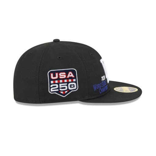 Los Angeles Dodgers Championship Retro Fitted Cap in Black