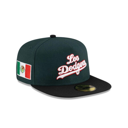 Los Angeles Dodgers Cinco de Mayo Fitted Cap in Dark Green