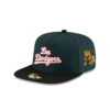 Los Angeles Dodgers Cinco de Mayo Fitted Cap in Dark Green