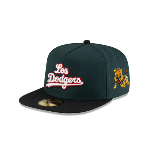 Los Angeles Dodgers Cinco de Mayo Fitted Cap in Dark Green