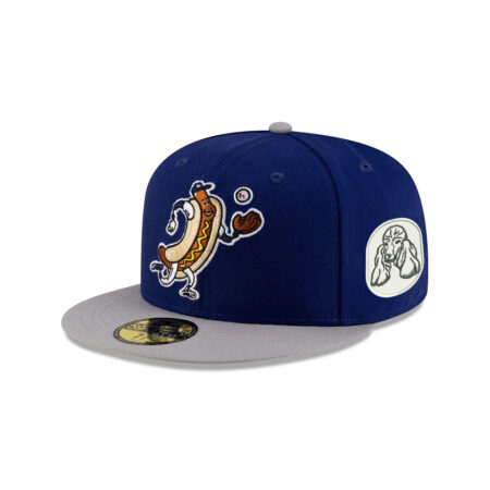 Los Angeles Dodgers Mascot Fitted Cap in Blue