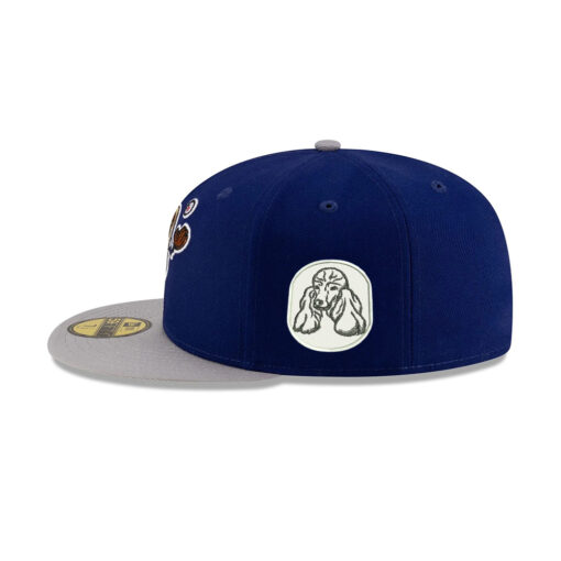 Los Angeles Dodgers Mascot Fitted Cap in Blue