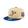 Los Angeles Dodgers Mascot Fitted Cap in Cream