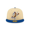 Los Angeles Dodgers Mascot Fitted Cap in Cream
