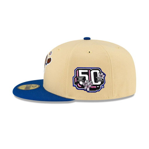 Los Angeles Dodgers Mascot Fitted Cap in Cream
