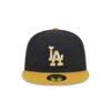 Los Angeles Dodgers Metallic Gold Logo Fitted Cap