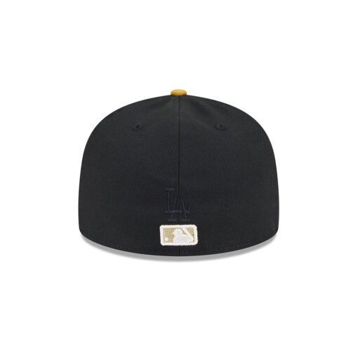 Los Angeles Dodgers Metallic Gold Logo Fitted Cap