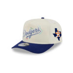 Los Angeles Dodgers Scribble Logo Golfer Cap in White