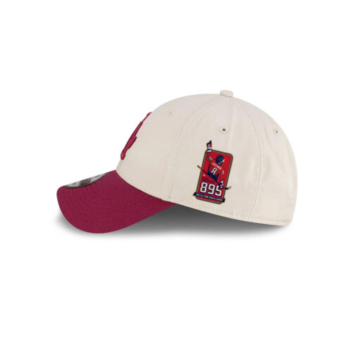 Los Angeles Dodgers Side Script Adjustable Cap in Cream