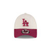 Los Angeles Dodgers Side Script Adjustable Cap in Cream